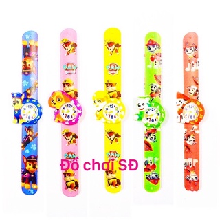 ĐỒNG HỒ ĐẬP HÌNH ĐỘI CHÓ CỨU HỘ - 1 cái màu ngẫu nhiên - đồng hồ kim trẻ em