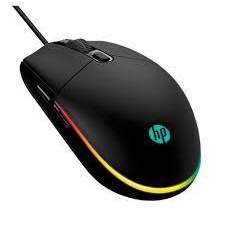 Chuột mini máy tính không dây có dây chơi game gaming chính hãng cao cấp giá rẻ bluetooth HP M260 màu đen led RGB 3258