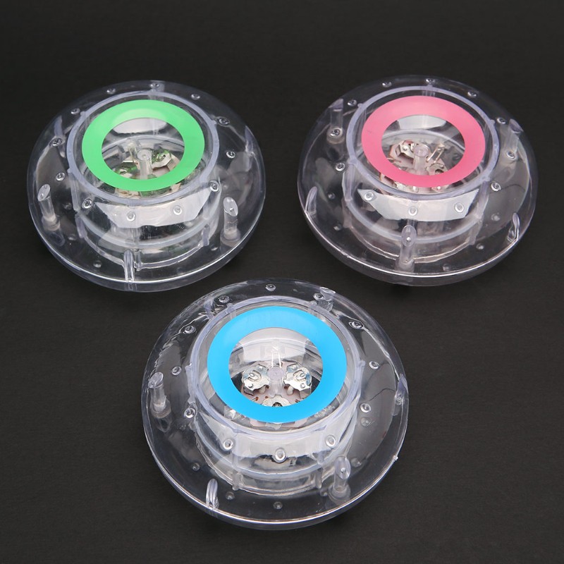 Đồ chơi bồn tắm dạng tròn có đèn led thay đổi màu sắc chống thấm nước vui nhộn cho trẻ em