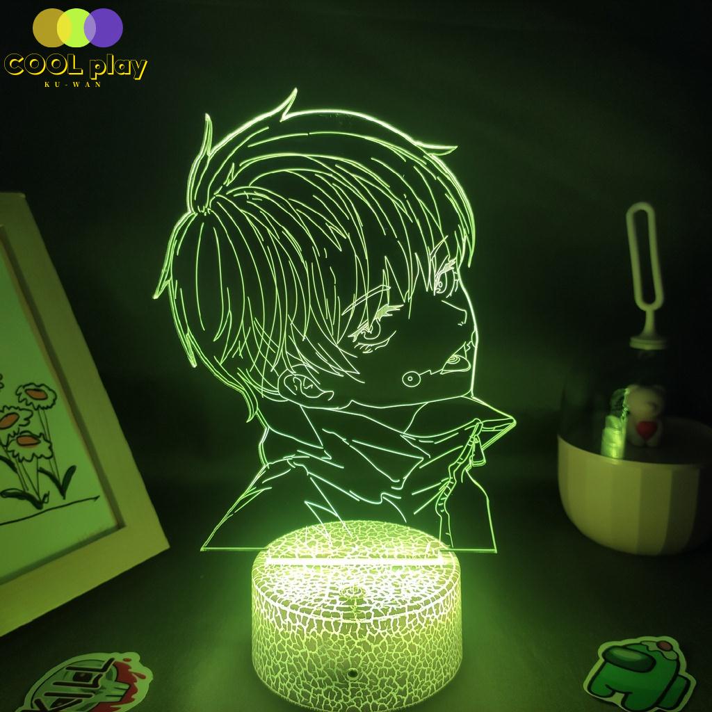 Đèn Ngủ LED 3D Hình Nhân Vật Anime Jujutsu Kaisen