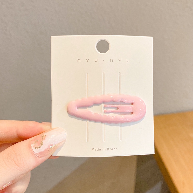 Kẹp Tóc Hình Giọt Nước Màu Sắc Phong Cách Hàn Quốc Thời Trang