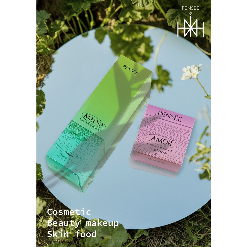 Sửa rửa mặt làm sạch sâu, không khô da, se khít lỗ chân lông Malva - Pensée