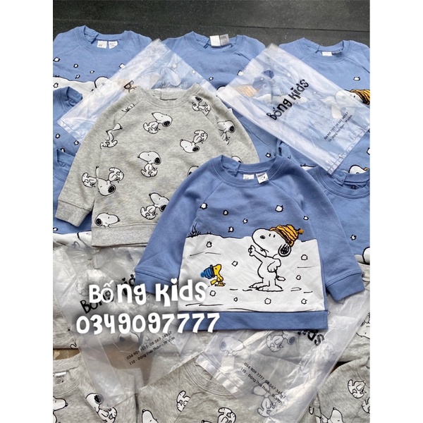 Áo Nỉ Bé Trai Cún Sno0py HaM