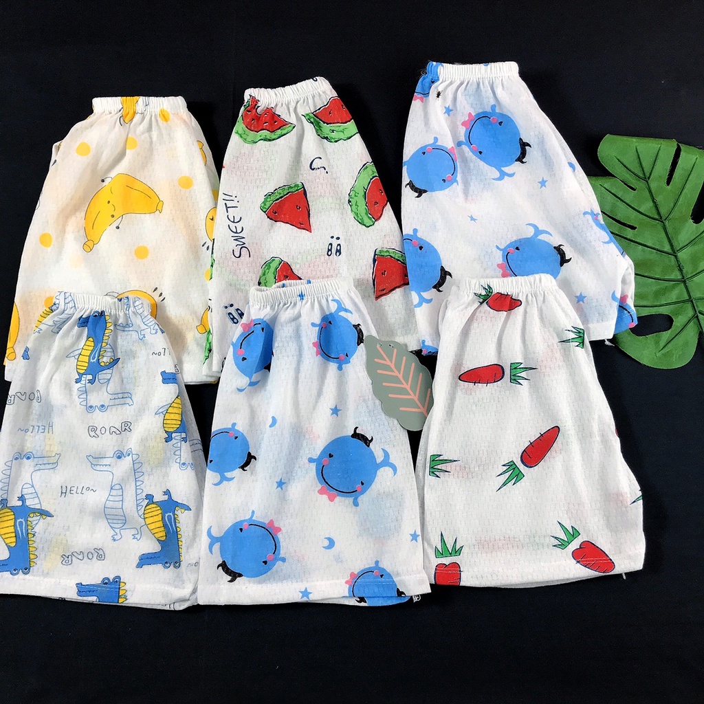 Quần đùi cotton giấy cho bé cực đẹp cực mát 6-16kg