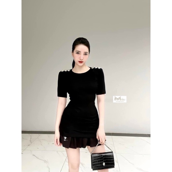 Áo Tăm Bozip Croptop Cổ Bẻ Chư V Siêu Hot