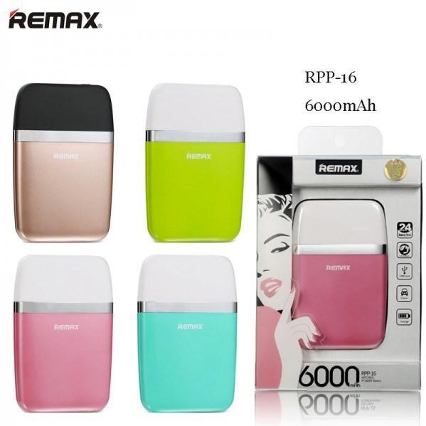 Sạc dự phòng 6000mAh Aroma RPP-16 REMAX