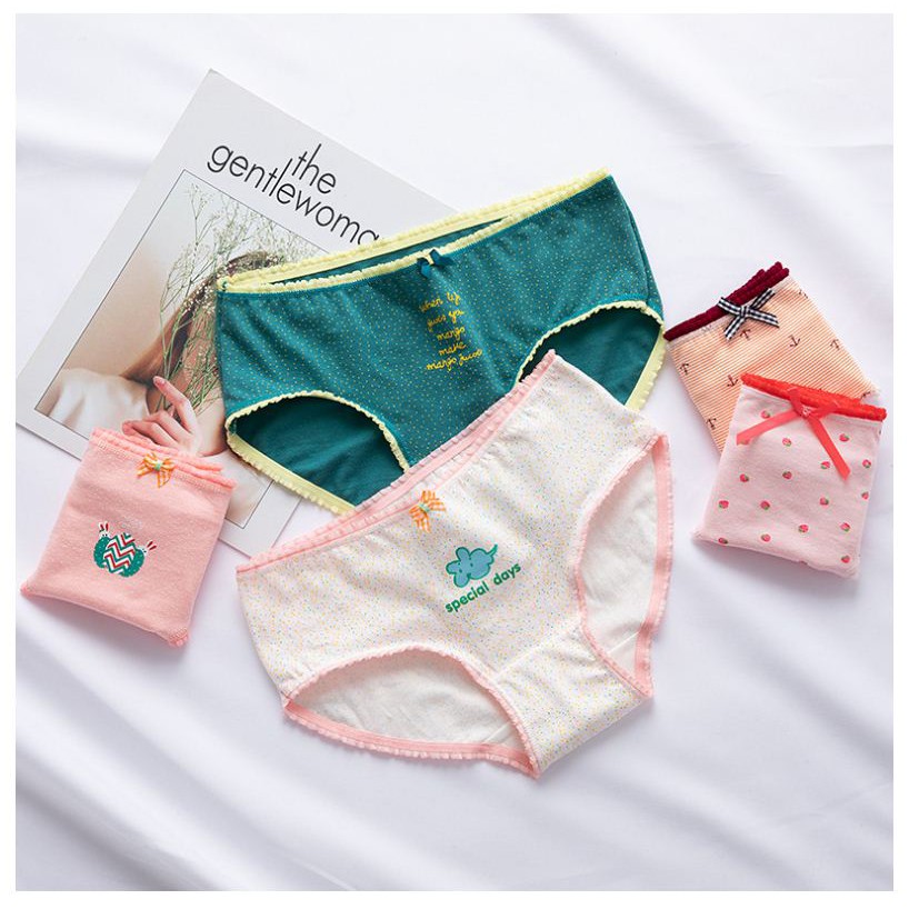 [Mã WASTDEP giảm 5K đơn bất kì] Quần lót cotton MS70 nhiều mẫu họa tiết quả bơ cực xinh | BigBuy360 - bigbuy360.vn