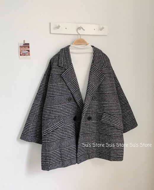 Áo khoác blazer dạ kẻ A1155 SUSTORE