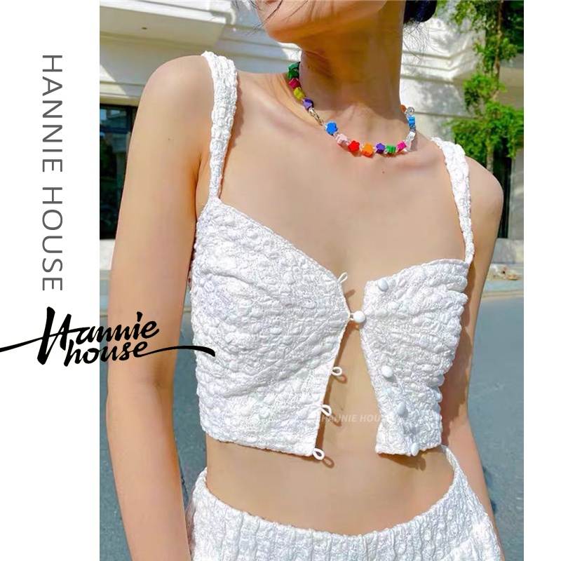 Hannie-Women Vintage Sexy Low-Cut Breasted Textured Camisole