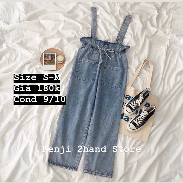 Yếm jean 2hand