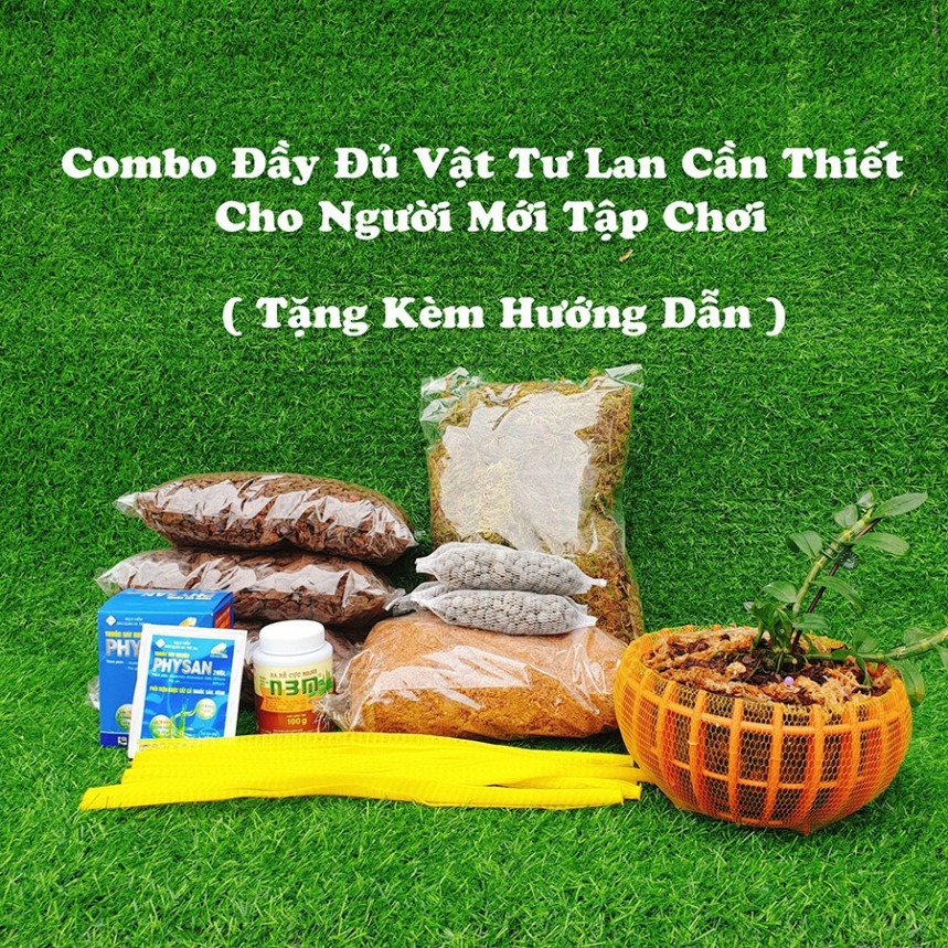 Phân Dê Túi Lưới ⚜️FREESHIP⚜️ Bón Lan combo 20 túi 10cm Tiện Dụng [ Đã Xử Lý Nấm ]