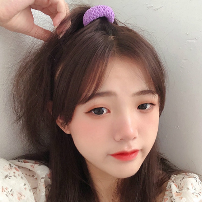 Chun Cột Tóc Thun Màu Dạ
