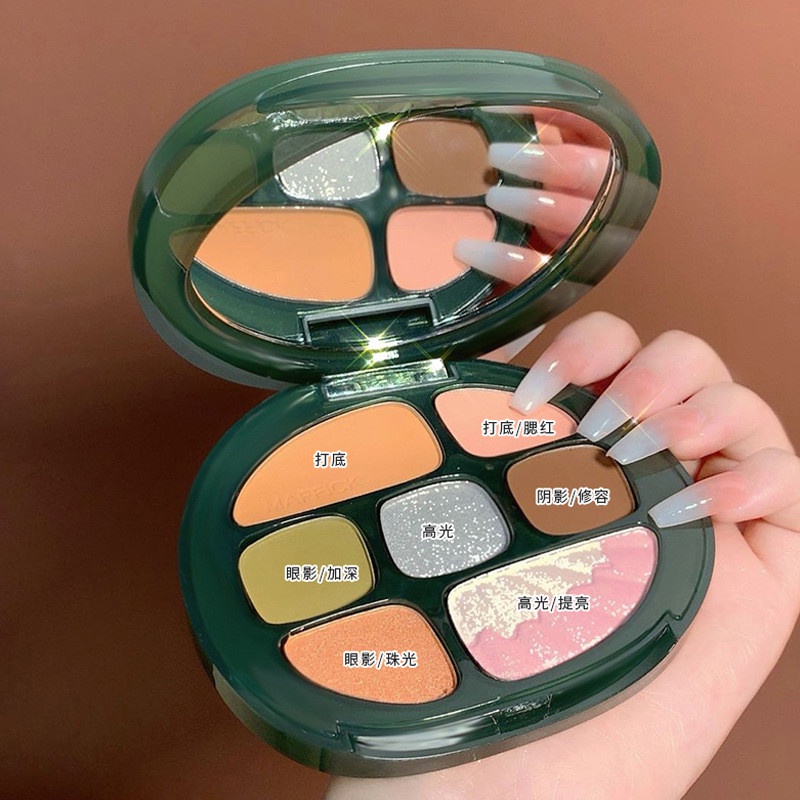 Bảng Phấn Mắt Maffick 8 Màu Lì Và Màu Hổ Phách Mượt Mà MKE | BigBuy360 - bigbuy360.vn