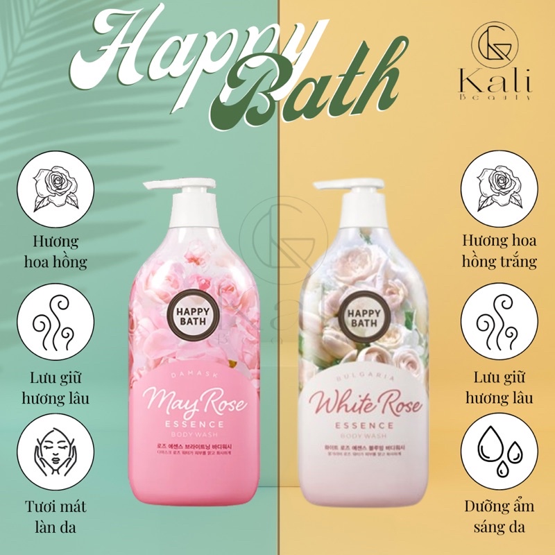 SỮA TẮM HAPPY BATH HÀN QUỐC 900ML-Dòng sữa tắm được ưa chuộng số 1 HÀN QUỐC