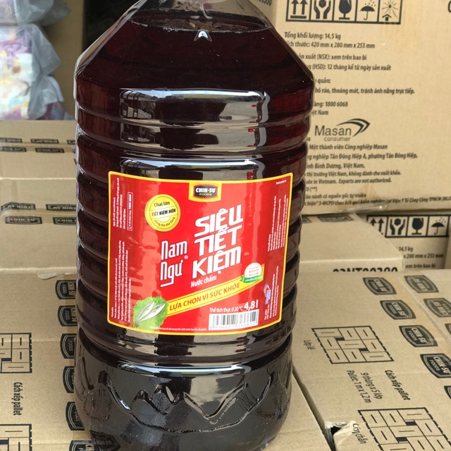 Nước chấm nam ngư siêu tiết kiệm 4,8l