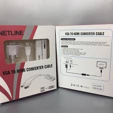 Đầu chuyển đổi Vga (M) -HDMI (E) NETLINE