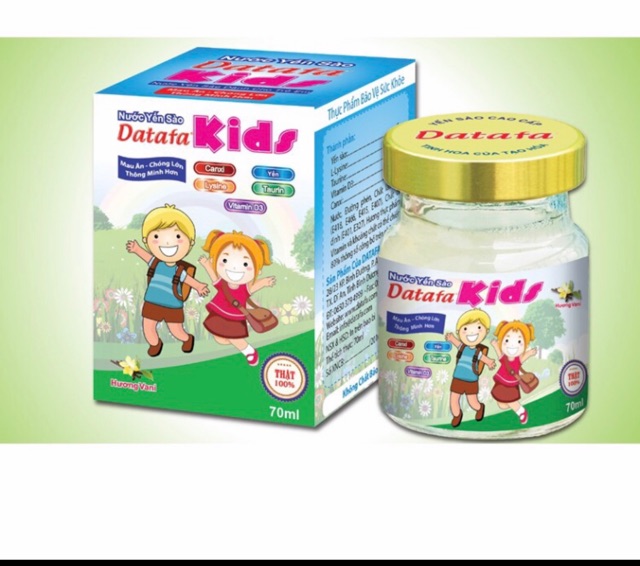 Yến Sào DATAFA KIDS Lọ/3 lọ tặng quà cho bé