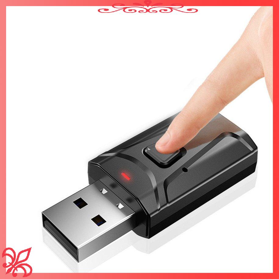 Bộ Thu Phát Âm Thanh Không Dây Usb 5.0 Cho Tv / Máy Tính / Xe Hơi
