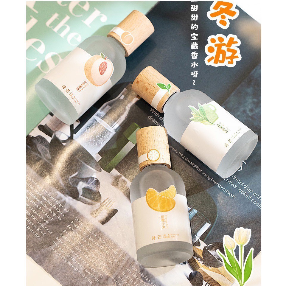 Nước Hoa Shimang Nắp Gỗ - Body Mist Shimang Mẫu Mới Nắp Gỗ Thân Thủy Tinh | BigBuy360 - bigbuy360.vn