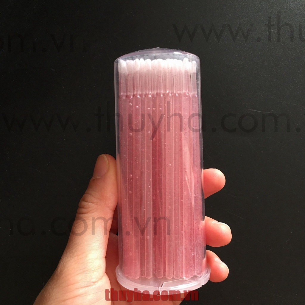 Tăm tháo mi hủ kim tuyến 100c - gỡ mi - vệ sinh mi - dụng cụ nối mi_THÚY HÀ