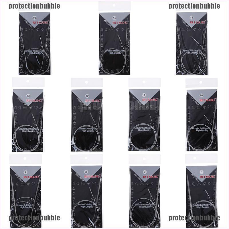 Set 11 Kim Đan Len Bằng Thép Không Gỉ Kích Thước 6-16 (43 / 65 / 80cm)