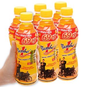 LỐC 6 CHAI NƯỚC TĂNG LỰC NUMBER 1 330ML