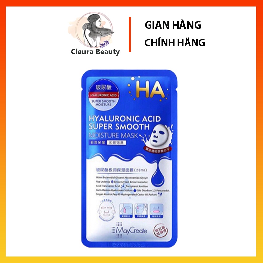 HỘP 20 MIẾNG MẶT NẠ HA MC- HÀNG NỘI ĐỊA TRUNG Claura Beauty