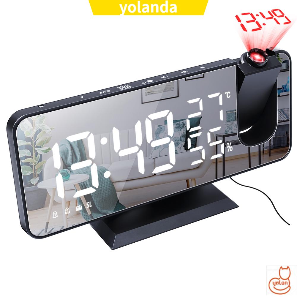 Đồng hồ đIện tử đa năng màn hình led 180 độ + hướng dẫn sử dụng tiếng anh + cáp USB 1.5m + pin nút 2032 + màng xốp
