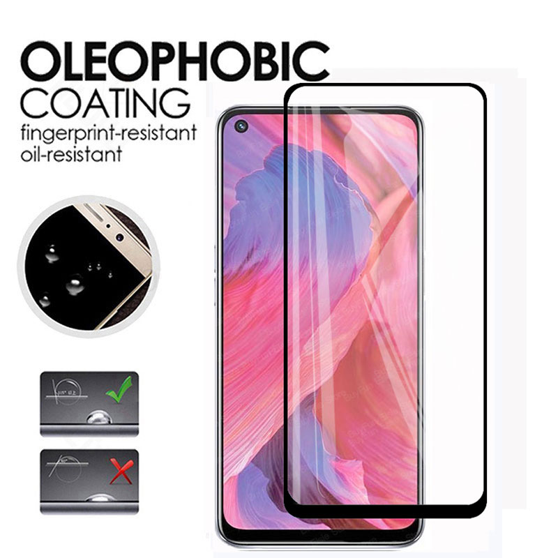 2 in 1 Screen Protective Glass on for Oppo A74 A54 5G Tempered Protector Camera Lens Film for Oppo A 74 54 Protective Glass