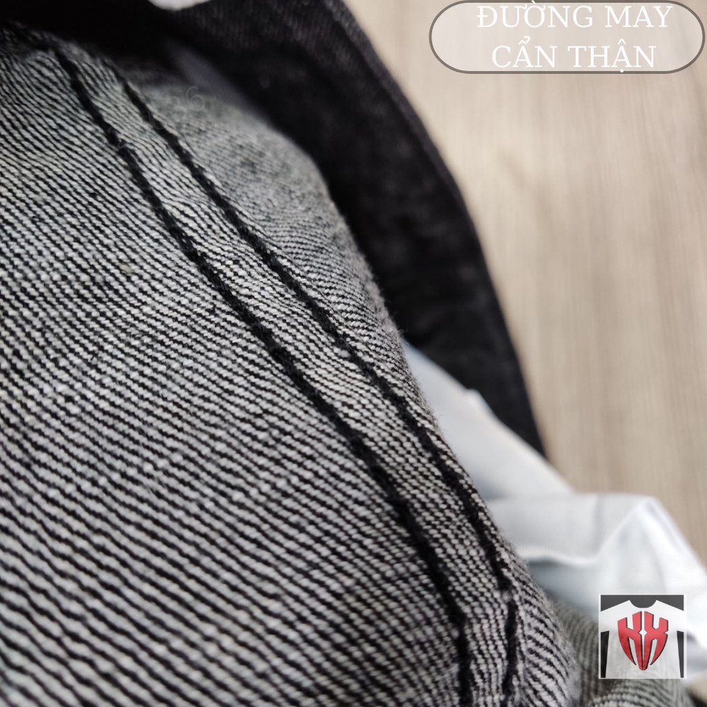 Quần Jean Nam Ống Xuông Đẹp - Quần Bò Xuông Nam Vải Cao Cấp Không Phai, Họa Tiết Rách Hot Nhất-KXSHOPMEN-8706