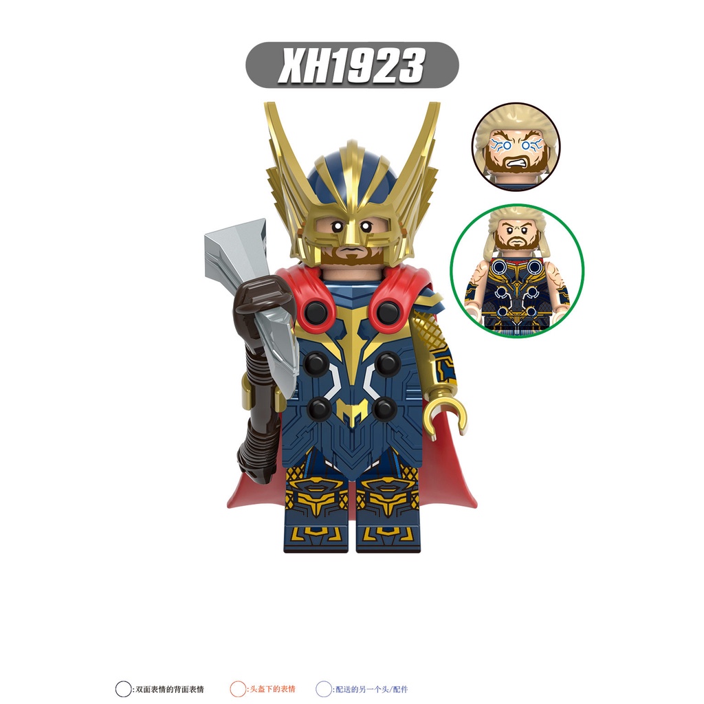 Minifigures Các Mẫu Nhân Vật Siêu Anh Hùng Marvel Thor Love and Thunder Zeus Jane Korg X0339 - Đồ Chơi Lắp Ráp Mini