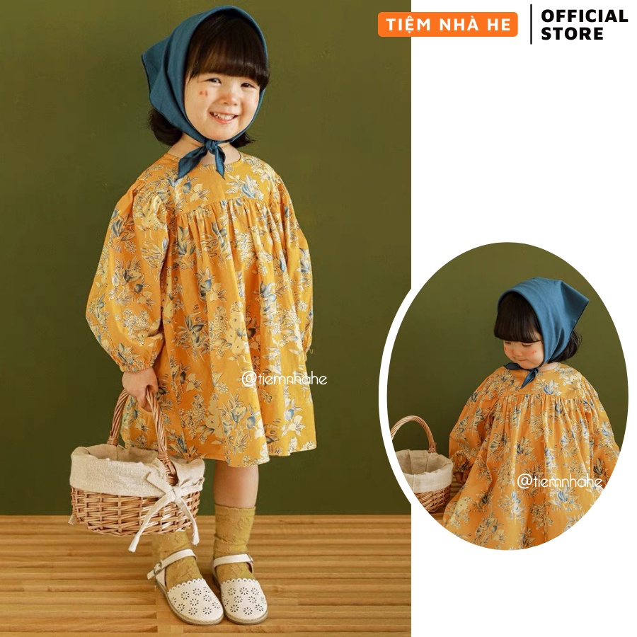 Khăn Bandana Màu Trơn Đội Đầu Cho Bé Gái Turban Quàng Cổ Tiệm Nhà He size 50x50cm