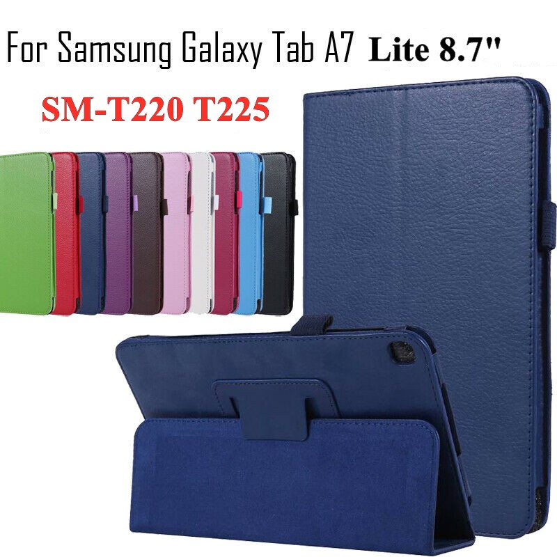 Bao Da Máy Tính Bảng Nắp Lật Chống Sốc Cho Samsung Galaxy Tab A7 Lite 8.7 SM-T220 T225 2021 Ốp | BigBuy360 - bigbuy360.vn