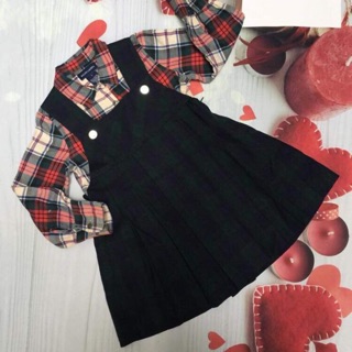 Set sơ mi mix váy xinh iu & sang chảnh cho bé gái 2019