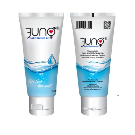 Gel Bôi Trơn Gốc Nước Mát Lạnh JUNO LUBRIFICATION - Lọ 50gr  XMARVEL