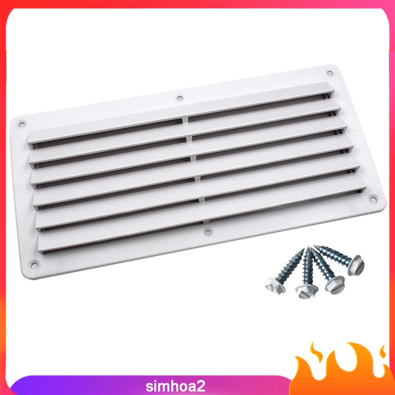 Ống thông hơi hình chữ nhật bằng nhựa ABS cho tàu thuyền RV Marine - 260mm x 125mm | BigBuy360 - bigbuy360.vn