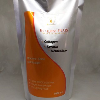 KEM DUỖI THẲNG TÓC BEAUTY PLUS 1000ML