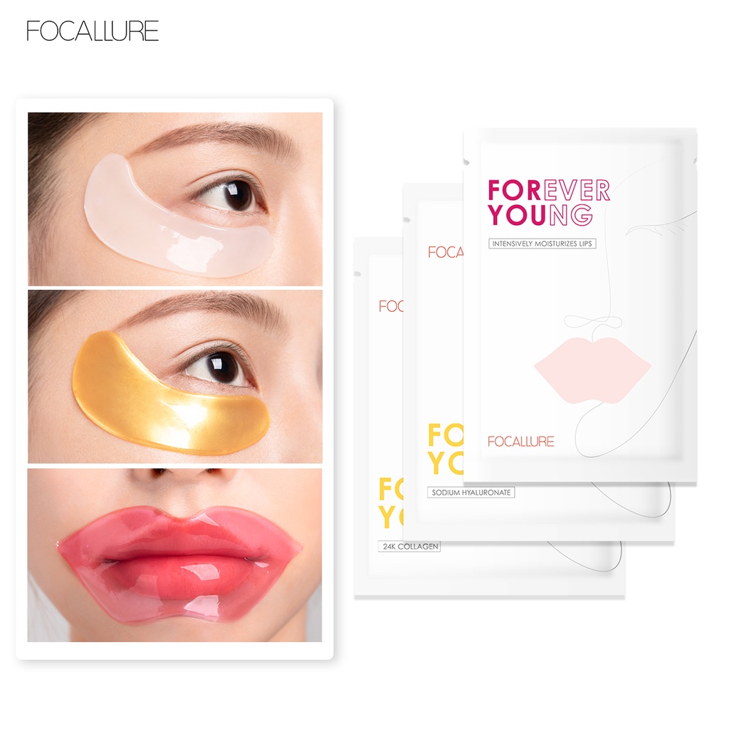 Mặt Nạ Môi FOCALLURE Anh Đào Collagen Dưỡng Ẩm Giảm Nếp Nhăn Môi - Chăm sóc vùng da mắt | TheFaceHolic.com