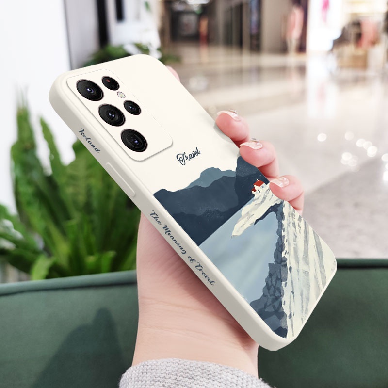 Iceland Ốp Điện Thoại Thiết Kế Thời Trang Sáng Tạo Cho samsung galaxy s23 s22 fe ultra plus