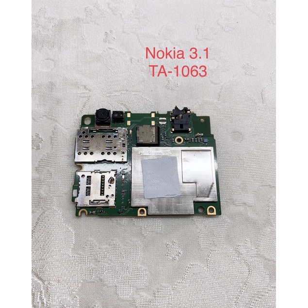 Main Nokia 3.1 (TA-1063) , zin tháo máy, full chức năng. Mainboard -bo mạch nokia 3.1 ta 1063