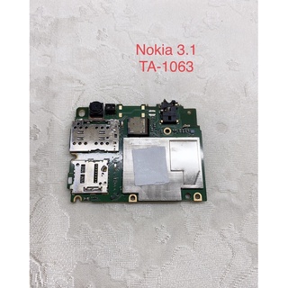 Main Nokia 3.1 , zin tháo máy, full chức năng. Mainboard -bo mạch nokia 3.1 ta 1063