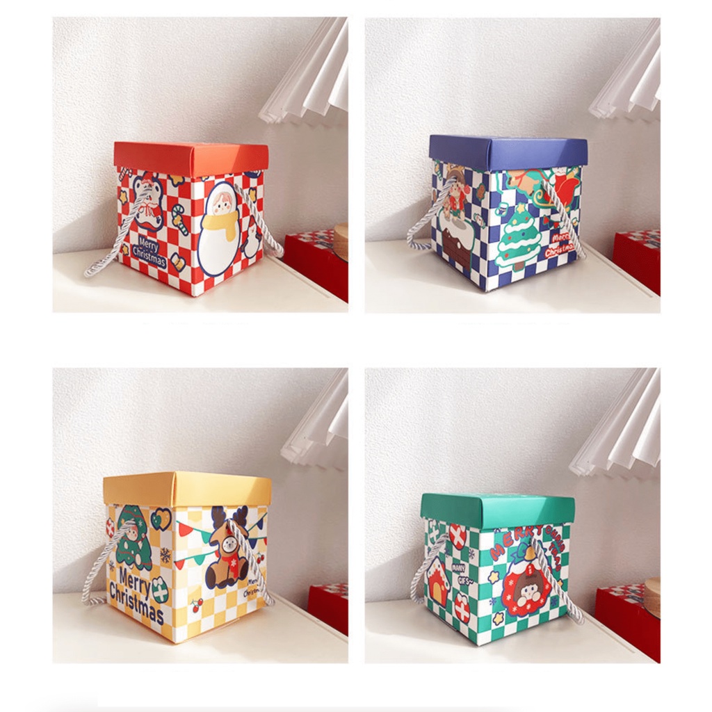 Trang trí Giáng Sinh-Hộp quà xếp Noel