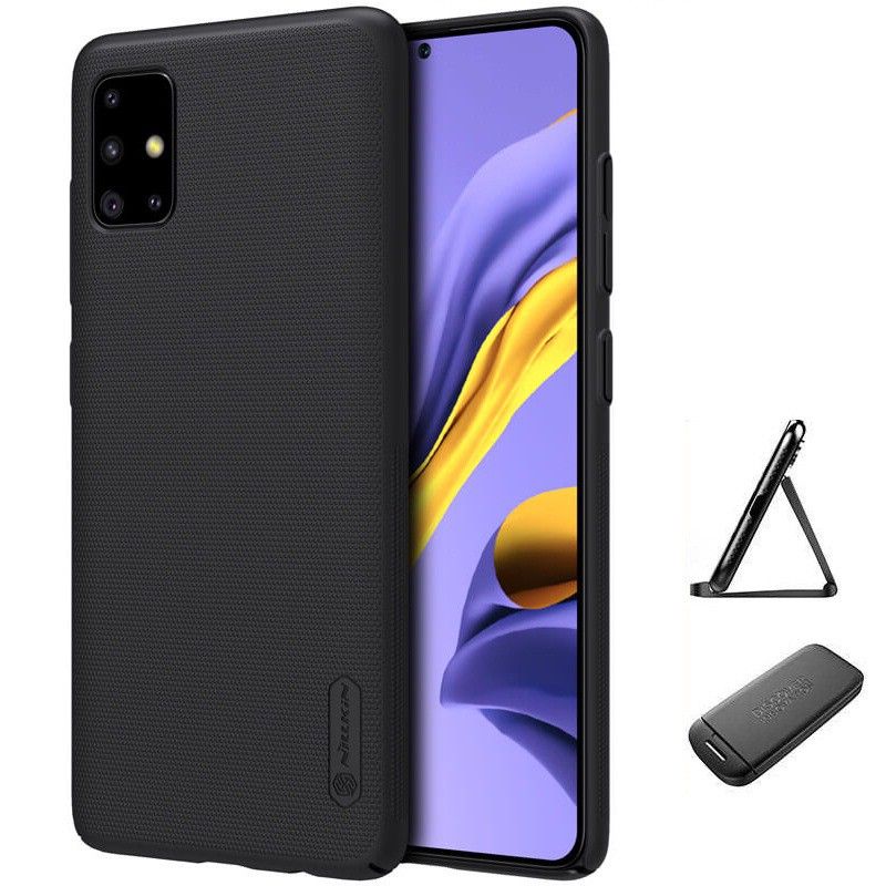 Ốp lưng Nillkin sần Samsung Galaxy A51/A71 - Chống trơn trượt và chống bám mồ hôi