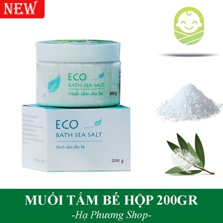 Muối tắm bé thảo mộc Eco hộp nhỏ 200gr