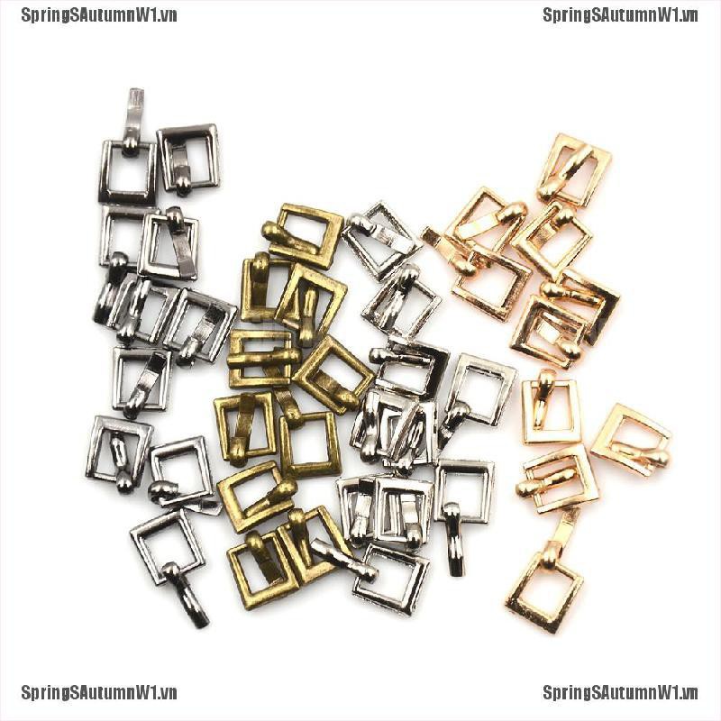 [Spring] 10PCS mini Japanese word buckle belt buckle For blyth doll buckle accessories [VN]