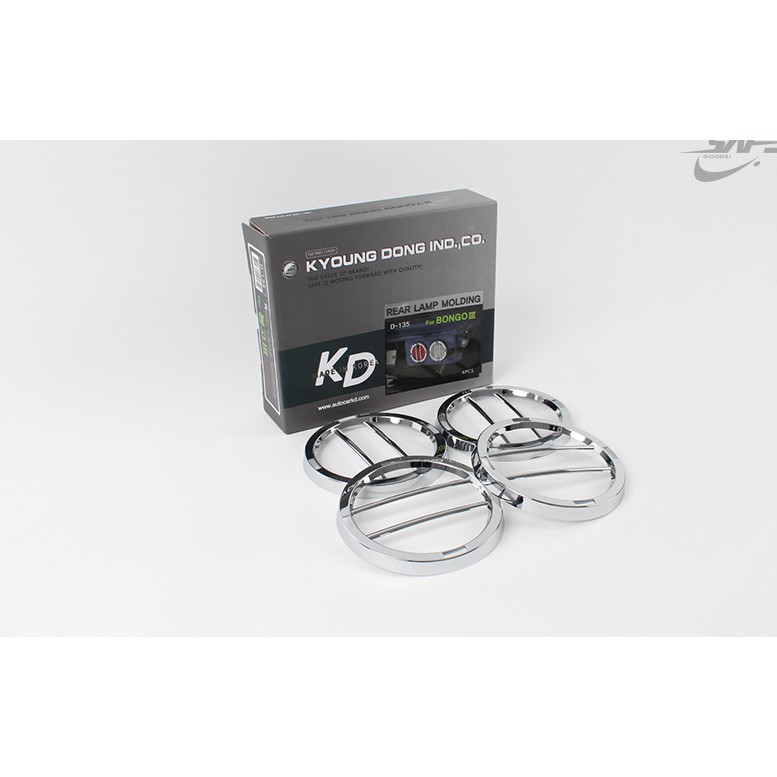 ỐP TRANG TRÍ ĐÈN HẬU, ĐÈN LÙI XE TẢI K250/ K200/ BONGGO 3 CHROME ( Hàng Hàn Quốc Cao Cấp)