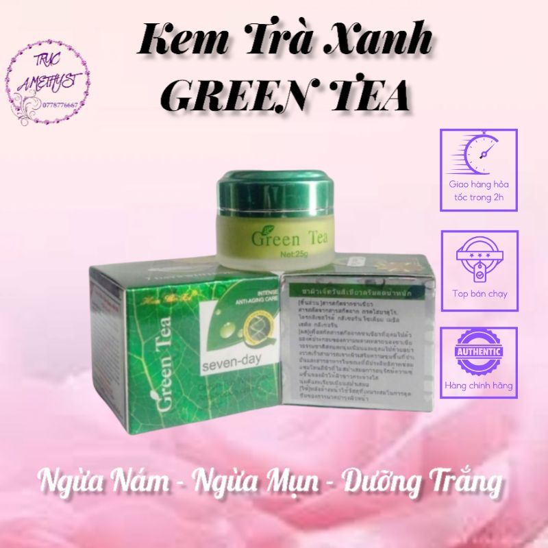 KEM NGỪA NÁM NGỪA MỤN TRÀ XANH GREEN TEA ( XANH)