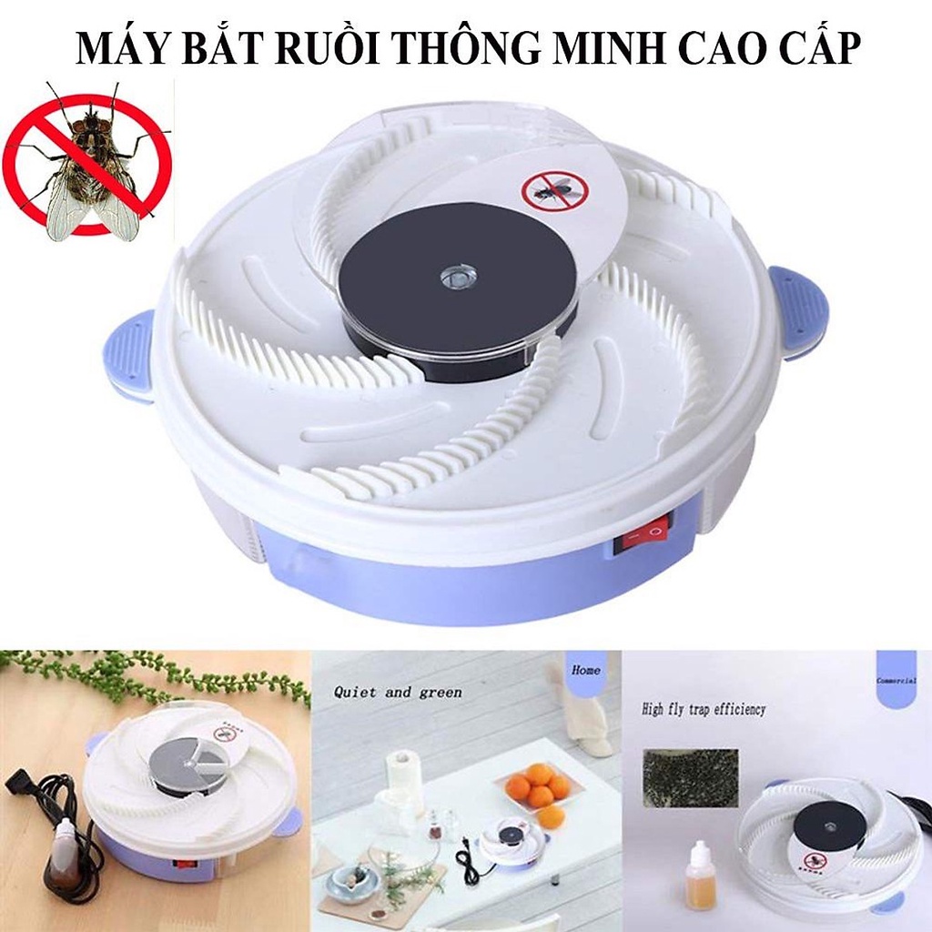 Máy Bắt Ruồi Tự Động Thông Minh, Máy Bắt Ruồi Chạy Điện Không Dùng Hóa Chất