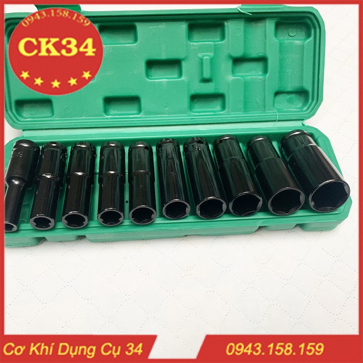 Bộ vặn khẩu, Bộ khẩu mở ốc cho máy bulong 8 - 24mm