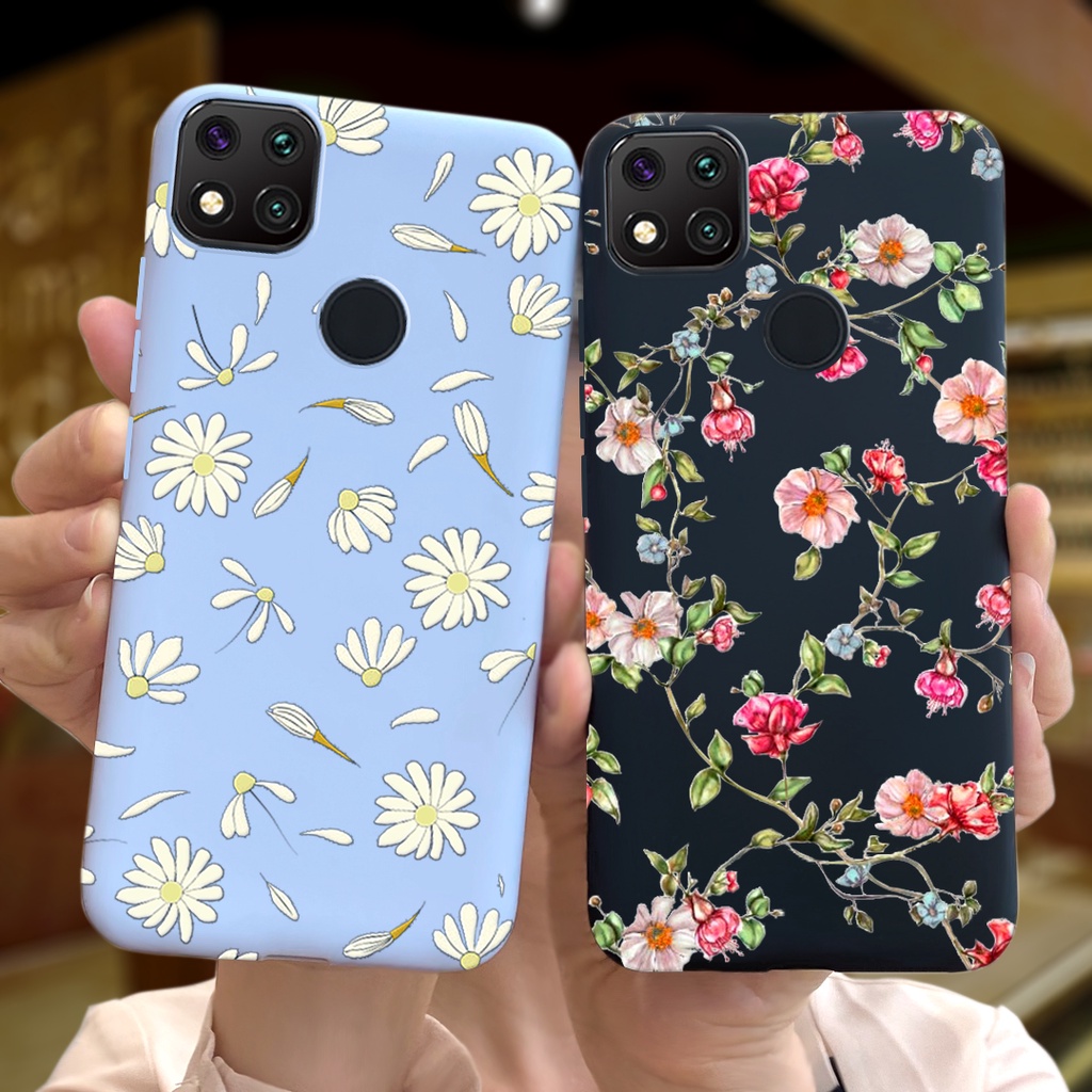 Ốp điện thoại TPU dẻo họa tiết hoa/ lông vũ/ đám mây xinh xắn thích hợp cho XIAOMI REDMI 9C/ REDMI 9A/ REDMI 9